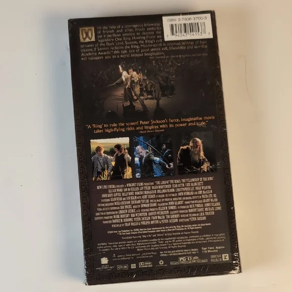 The Lord of the RingsThe Fellowship Of The King VHS Tape *Rare